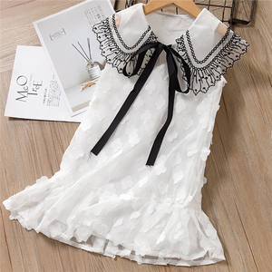 Robe de Princesse Blanche pour Filles, Enfants, Mariage, avec Dentelle, pour 6 Ans, Vente en Gros en Chine - Product Image 2