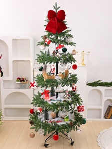 Árvore de Natal Yuefu em PE Puro, Grande, 2,1m, Multi-Camadas, Estilo Shopping, Móvel, para Decoração de Chão de Sala de Estar e Festas, <span class=keywords><strong>DIY</strong></span> - Product Image 2