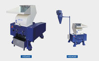 HUARE HSS180 Lame tout acier fiable 145Kg 530Rpm Vitesse de rotation Vsi Pvc Crusher Mini Plastic Crusher à vendre