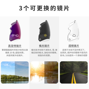 Scvcn Polarized Cycling <b>Sunglasses</b> Full Rim Windproof Outdoor Sports Eyewear - Product Image 3