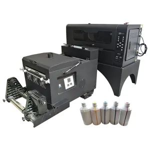 Niet-Gemodificeerde Desktop A3 Digitale Dierenoverdrachtfilm Dtf Inkjet T-Shirt Printprinter Met Dual Xp600 Printkoppen