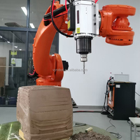 Robot de gravure et de fraisage CNC KUKA pour le métal, le bois, la pierre et le plastique, applications de sculpture automatisée