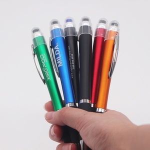 Bolígrafo de Pluma con Luz LED de Alta Calidad, Regalo Promocional de Plástico, Pantalla Táctil, Logotipo Personalizado con Láser para Bolígrafo - Product Image 6
