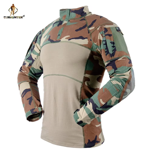 Camiseta Táctica de Manga Corta de Poliéster y Algodón de Alta Calidad a Precio Económico, Uniforme Táctico para Actividades al Aire Libre - Product Image 6