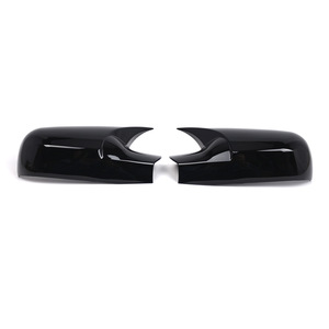 Carcasa de Espejo Retrovisor en Negro Brillante ABS, Juego Completo para Renault Megane MK2 2002-2009, Estilo Bullhorn - Product Image 1