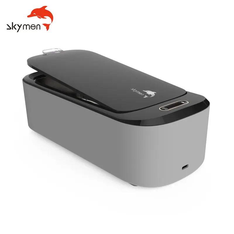 Skymen A6 Pro Kotak Pembersih Ultrasonik, Kotak Kabinet Telepon Ultrasonik Ringan Uv 2 Dalam 1 2020