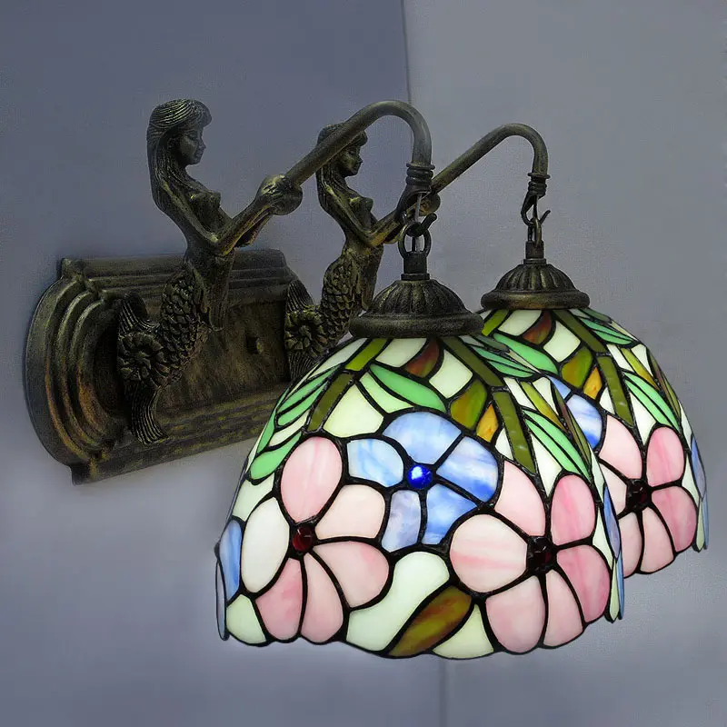Tiffany wandlamp mozaïek wandlamp globe badkamer make-up spiegel verlichting Turkse Marokkaanse corridor verlichting