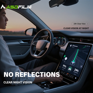 Pellicola per Finestrini Auto ASDFilm di Alta Qualità VLT50% con Tecnologia Magnetron TiN per Veicoli Universali, 99% Nitruro di Titanio Metallico - Product Image 2