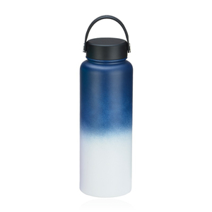 Bottiglia per sport acquatici con <span class=keywords><strong>bocca</strong></span> larga termicamente isolata da 1,2 <span class=keywords><strong>L</strong></span> per uso alimentare con logo personalizzato - Product Image 4