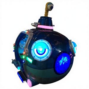 เครื่องเล่นเด็กแบบหยอดเหรียญรูปเรือดำน้ำสุดหรูสำหรับเด็ก 2 คน <span class=keywords><strong>รถ</strong></span>เด็กเล่นมีลิขสิทธิ์ Happy Car - Product Image 3