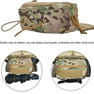 Bolsa Táctica Administrativa con Mini Gancho para Colgar, Bolsa de Herramientas con Velcro, Bolsa Adicional Abdominal para Protección - Product Image 2