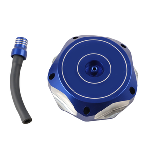 ฝาครอบถังน้ำมันรถจักรยานยนต์ฝาครอบถังน้ำมันฝาปิดถังน้ำมันเครื่องสำหรับยามาฮ่า YZ85 YZ125 YZ250 YZ250F <span class=keywords><strong>WR250F</strong></span> WR450F อุปกรณ์เสริม - Product Image 2