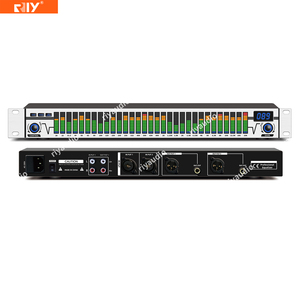 EQA31 Pro Audio, Nuevo Diseño, <span class=keywords><strong>Ecualizador</strong></span> de Audio Digital DSP de 31 Bandas, Procesador de Audio Multi-Efecto de 1U en Metal para Estaciones de Radio o en Vivo - Product Image 3