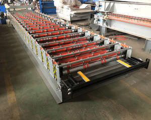 Nouvelle vente machine de formage à froid de tuiles en tôle fabricants de machines de fabrication de tôles en aluminium - Product Image 3