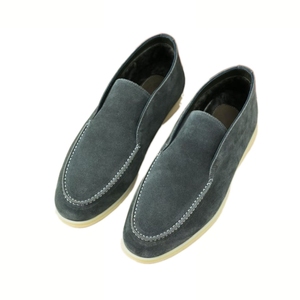 Chaussures en cuir décontractées pour hommes, style italien, à enfiler, pour la marche en toute simplicité. - Product Image 2