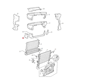 ชุดประกอบฝาครอบช่องลมระบบระบายความร้อน OE 10297542 สำหรับ <span class=keywords><strong>MG</strong></span> <span class=keywords><strong>ZS</strong></span> - Product Image 3