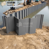 Fournisseur direct d'usine de palplanches en vinyle de type U et Z, palplanches en PVC pour les projets d'ingénierie civile et hydraulique