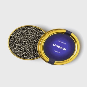 Boîte de conserve <span class=keywords><strong>Caviar</strong></span> impression personnalisée ronde de luxe 5G 10G 20G 30G <span class=keywords><strong>50G</strong></span> 100G 250G boîte en étain or Rose pour <span class=keywords><strong>Caviar</strong></span> - Product Image 5