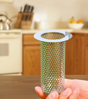Panier en maille d'acier inoxydable perforé avec finition résistante à la corrosion