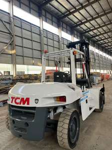 Carretilla elevadora usada TCM FD100 de 10 toneladas, motor diésel, precio de fábrica hidráulico, TCM original de Japón de 10 toneladas con buenas condiciones - Product Image 5