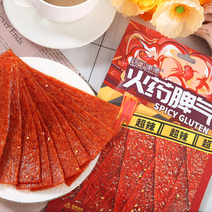 Snacks de blé épicés de la série Fiery en gros, 108g, certifiés HACCP, emballage en sachet semi-mou/semi-dur gonflé, nombreux types, très épicés - Product Image 4