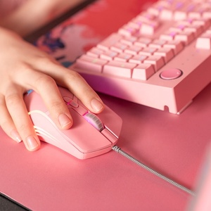 Kit de jeu Havit Kb868Cm rose, souris <span class=keywords><strong>et</strong></span> <span class=keywords><strong>clavier</strong></span> <span class=keywords><strong>gamer</strong></span>, 4 pièces, 4 en 1, <span class=keywords><strong>casque</strong></span> RGB, <span class=keywords><strong>clavier</strong></span> <span class=keywords><strong>et</strong></span> souris combo gaming - Product Image 3