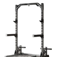 Soporte Multifuncional de Acero para Sentadillas, Press de Banca, Dispositivo de Dominadas, Gantry, Equipo de Fitness con Saco de Arena, Unisex, Bíceps, Tríceps