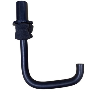 Adaptador de manguera negro en forma de J, 1/2 pulgadas, flexible de goma, para conector de manguera de drenaje de aire acondicionado de techo TcL Midea - Product Image 3