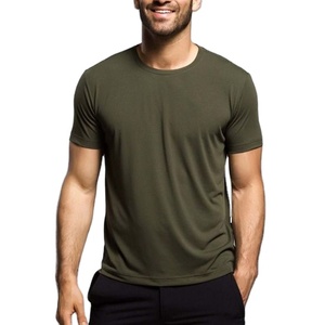 T-shirt blanc pour hommes, à col ras du cou, décontracté et pas cher, pour l'extérieur, faible coût, OEM, - Product Image 1