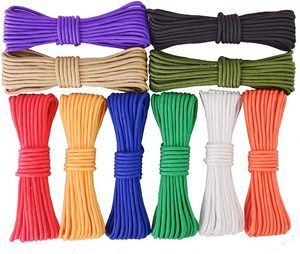 Paracord 550 Nylon/Polyester 4mm Dreifach Sortierte Farben Armband-Schnur Outdoor Fallschirmschnur DIY Manuelles Flechten Lanyards - Product Image 3