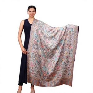 Floral Shawl <b>Wrap</b> Printed Traditional Scarf Hijab Shawl with Fringe for Daily Wear - Product Image 1