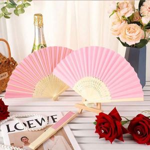 Petit éventail pliant pour femmes, style chinois et japonais rétro, en bambou, idéal pour les fêtes, les mariages, la danse, la décoration - Product Image 1
