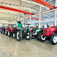 50-180 PS Leistungsstarker Mini-Traktor für Effiziente Landwirtschaft, Kleiner 4x4-Traktor mit Frontlader-Schaufel