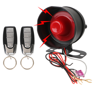 Sistem <span class=keywords><strong>Alarm</strong></span> maling sepeda motor 12V, aksesori sepeda pengontrol kunci Remote Control dengan klakson perlindungan keamanan mobil pintar - Product Image 1