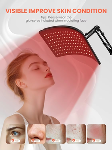 Vendita a caldo luce rossa terapia luce rossa avvolgente luce infrarossa terapia lampada con lampada terapia Stand per il corpo e il viso - Product Image 5