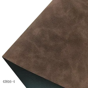 Wholesale Matte Frosted Leather Suede Surface Synthetic Leather For Making Shoe Bag Men Jacket