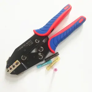 VK-40J Hand Crimping Tool Pliers For Crimps 0.25-6mm2 23-10 AWG Semi-insulated and Fully Insulated Terminal Wire Ferrules