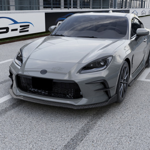 Amp-Z Front <b>Lip</b> <b>Splitter</b> Chin Spoiler For Toyota Subaru Gr86 2022 Matte Carbon Fiber Texture Body Kit Part 982 - Product Image 1