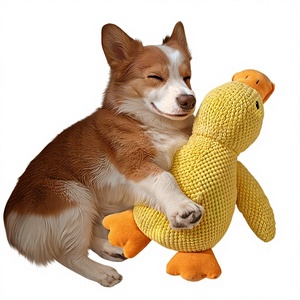 Giocattolo Sonoro in Peluche a Forma di Paperella Gialla, Resistente ai Morsi, con Suono per Cani di Piccola e Media Taglia - Product Image 1