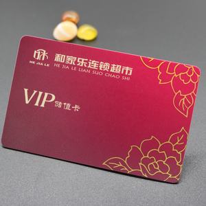 Impression personnalisée Nom double face ID d'adhésion Cartes VIP en PVC plastique Carte de visite en plastique PVC - Product Image 3