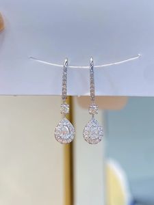 Boucles d'oreilles créoles Xinfly en or 18 carats avec diamants naturels certifiés pour femme, bijoux de luxe pour mariage, cadeau, MOQ 2 pièces avec rapport - Product Image 5