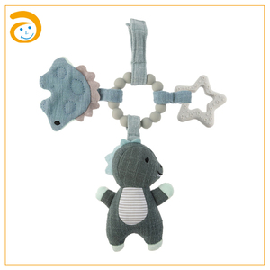 Set di Sonaglietti per Neonati Personalizzati all'Ingrosso, Campanello Sonoro in Plastica Morbida, Giocattolo per Passeggino con Animali della Giungla, OEM - Product Image 2