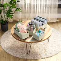 Organisateur de rangement pliable multifonctionnel en tissu non tissé pour tiroirs et placards, 6 pièces, pour sous-vêtements, chaussettes et commodes