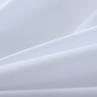 Ensemble de literie d'hôtel en percale 100% coton blanc 200TC, ensemble de draps-housses personnalisés