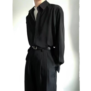 เสื้อเชิ้ตผู้ชายลำลองฤดูร้อน รุ่น X-002 ระบายอากาศได้ดี เป็นมิตรกับสิ่งแวดล้อม ผลิตจากผ้าป๊อปลินย้อมเส้นด้าย บริการ OEM - Product Image 1