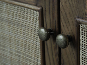 Meubles de chambre à coucher en bois massif de luxe modernes sur mesure, <span class=keywords><strong>prix</strong></span> d'usine, armoire de rangement, placards en bois pour villa - Product Image 5