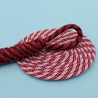 Lacets ronds en polyester OEM de 5 mm, longueur personnalisée, accessoires pour chaussures de randonnée et de trekking en plein air