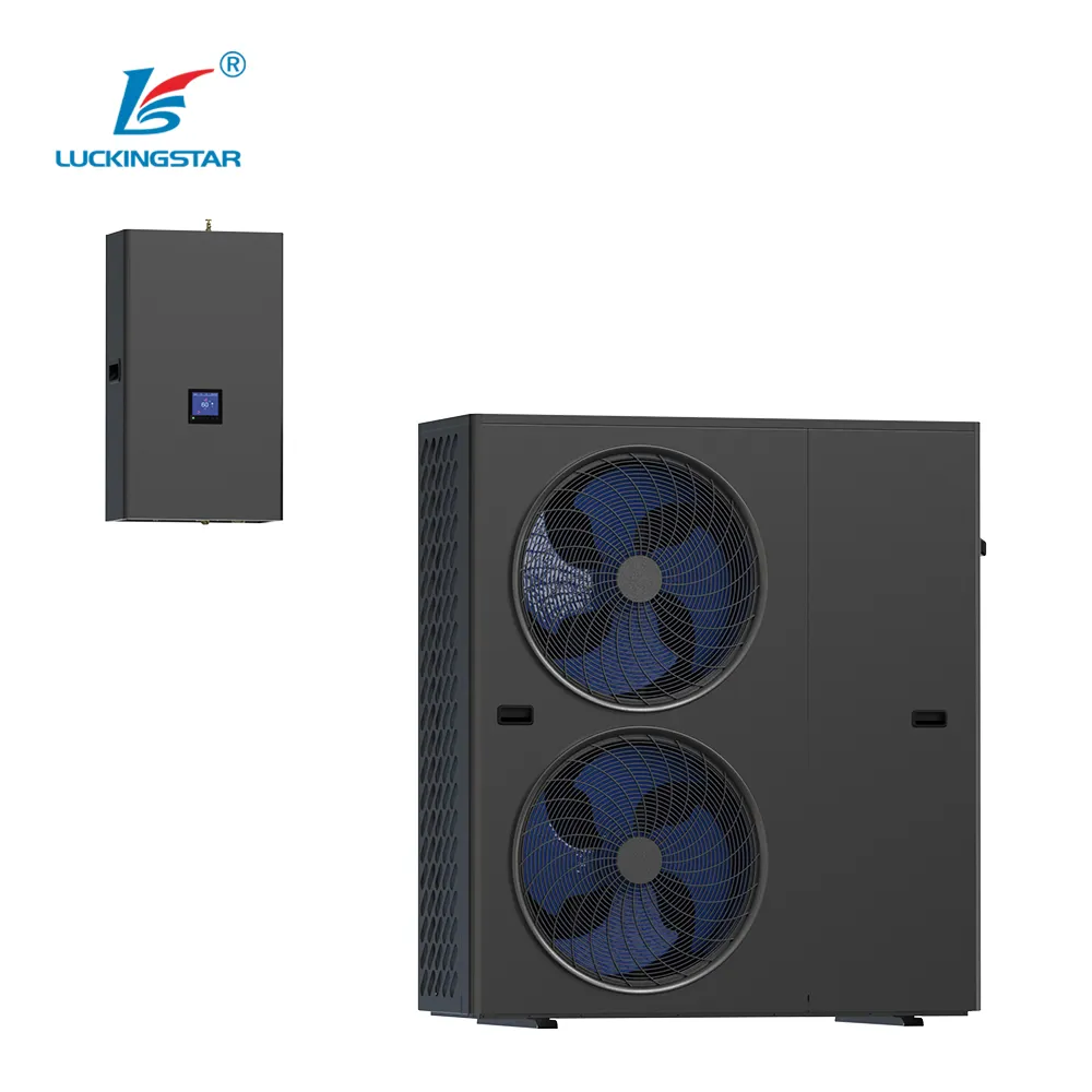 EviインバーターWifiエアソースハウス暖房冷却給湯器R290太陽光発電PV対応スプリットヒートポンプ