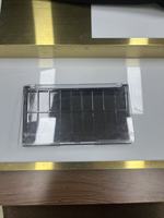 Palette de fards à paupières vide de luxe moderne, emballage transparent avec rabat, palette de 20 couleurs