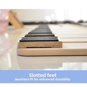 <strong>Pine</strong> Folding Hard <strong>Bed</strong> Board Customizable 1.8m Moisture-Proof Solid Wood Slatted Frame Tatami Breathable <strong>Bed</strong> Frame C001 Jiangsu - Product Image 4